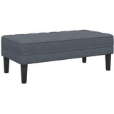  Klupa s jastukom Tamno siva 113 x 57 x 39 cm Baršun | Eponuda.com