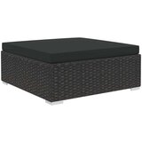  Vrtna sedežna garnitura 6-delna z blazinami poli ratan črna, (20597895) | Shoptok.si