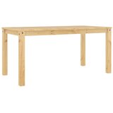 vidaXL jedilna miza panama 160x80x75 cm trdna borovina, (21298274) | Shoptok.si