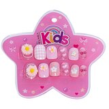 VELNEA KIDS samolepljivi noktići roze cvetić 12kom | Eponuda.com