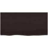  Kopalniški pult temno siv 80x40x2 cm obdelan trden les | Shoptok.si