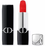 Dior Rouge dolgoobstojna šminka polnilna odtenek 888 Strong Red Velvet 3,5 g