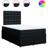  Krevet box spring s madracem crni 120 x 190 cm od tkanine | shoptok.hr