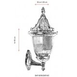 Opviq BAP 68186 BKR M3 Zidna lampa, smeđa | Eponuda.ba