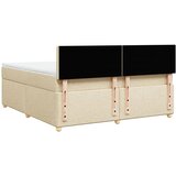  Krevet s oprugama i madracem krem 180x200 cm od tkanine | shoptok.hr