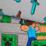 Minecraft otroška posteljnina 140/200 cm tkanina večbarvno | Shoptok.si