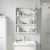  Kupaonski ormar s ogledalom s policom Bijelo 50 x 14,5 x 70 cm | shoptok.hr