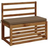  Jastučić za klupu SOEST 100% poliester Sivosmeđa 60 x 40 x 5 cm - Sivosmeđa 60 x 40 x 5 cm Melange | shoptok.hr