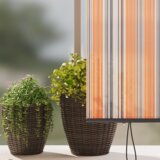  Vanjska Roleta Prugasti Podesiva Žuta i plava 200 x 250 cm tkanina | shoptok.hr