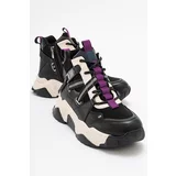 LuviShoes CLARA Black Purple Women's Sports Boots