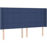  Box spring postelja z vzmetnico LED modra 160x200 cm blago, (20899491) | Shoptok.si