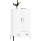  Visoka komoda bijela 69 5 x 31 x 115 cm od konstruiranog drva | shoptok.hr