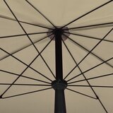  Vrtni suncobran sa stupom 200 x 130 cm smeđesivi | shoptok.hr