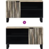 vidaXL Kabineti i police za skladištenje medija Bijela i crna | shoptok.hr