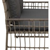  Zunanja klop Enobarvno Siva in temno siva 116 x 55 x 82 cm, (5000272822) | Shoptok.si