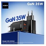  Kuciste punjaca moxom mx-hc242 35w pd type c + usb crno ( P1286 ) Cene