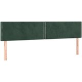  S oprugama i madracem tamnozeleni 200x200 cm baršunasti | shoptok.hr