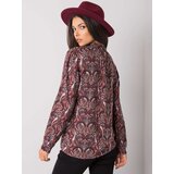 Fresh Made Blouse-D73771M11052A-dark brown | Shoptok.si