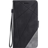 Chameleon Preklopna torbica za Apple iPhone 16 Pro Max (WLGO-LINES), črna | Shoptok.si
