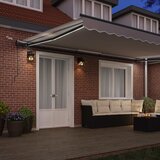  Tkanina za tende s Svijetlo siva 500 × 300 cm Poliester | shoptok.hr