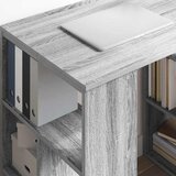  Stol s policom Siva Sonoma 90 x 50 x 75 cm Konstruirano drvo | shoptok.hr
