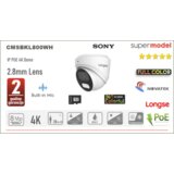 Full Color POE Dome IP Kamera Longse 8MP 2.8mm 25m IR + Mikrofon | Eponuda.ba