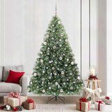 vidaXL Umjetno božićno drvce s stalakom Zelena 210 cm PE i PVC | shoptok.hr