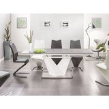 Molarem Home stol ALARAS II 120(180)x80 cm - MDF + staklo | shoptok.hr