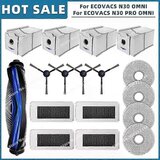 INORCO Velja za primerno za ECOVACS DEBOT N30 OMNI / N30 PRO OMNI Rezervni deli Dodatki Glavna stranska krtaa Hepa Filter Mop Pad Vreka za prah, (21984263) Cene