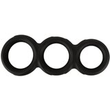 Erecto - trojni penisni obroček (črna) | Shoptok.si