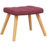 vidaXL stolica za ljuljanje s osloncem za noge boja vina od tkanine | shoptok.hr