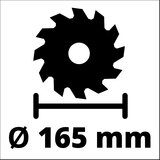 Einhell TE-CS 18/165-1 Li - Solo, Akumulatorska ručna kružna testera - (4331207) | ePonuda.com