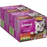 MULTI pakiranje Whiskas Pure Delight porcijske vrečke 48 x 85 g - Klasičen ragu v želeju | shoptok.hr