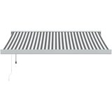 vidaXL Zložljiva tenda antracit in bela 3,5x2,5 m tkanina in aluminij - - antracit siva - 45.73 - 350 x 250 cm - 2025- | Shoptok.si