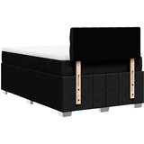  Krevet s oprugama i madracem crni 120 x 200cm od tkanine | shoptok.hr