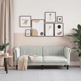  Dvosjed svijetlosivi baršun | shoptok.hr