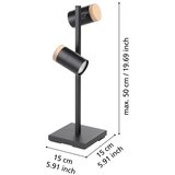 Eglo 390069 - LED stona lampa CARTAGENA 2xGU10/4,5W/230V 3000K | Eponuda.com