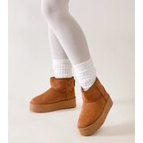 Gemre Brown casual snow boots on a high platform Thaisa | ePonuda.com