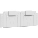 vidaXL Vzglavna stranica bela 152 cm umetno usnje, (21166034) | Shoptok.si