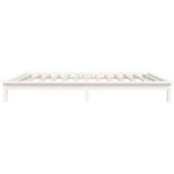  Posteljni okvir bel 90x190 cm trdna borovina, (20685140) | Shoptok.si