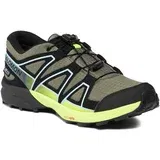 Salomon Čevlji Speedcross Clima™ Waterproof L47278900 Deep Lichen Green/Black/Safety Yellow