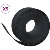  Vrtne ivice 5 kom crne 10 m 20 cm od polietilena | shoptok.hr