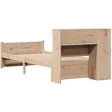  Knjižna postelja brez vzmetnice 90x190 cm trdna borovina | Shoptok.si