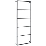 vidaXL Stojalo za brisače črno 45x10x115 cm jeklo | Shoptok.si