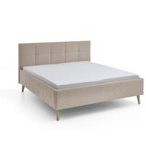 Meise M&amp;ouml;bel Bež tapecirani bračni krevet bez podnice 180x200 cm Nova &amp;ndash; Slike