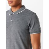 Casual Friday Majica 'Tristan' bazalt siva / crna / bijela | shoptok.hr
