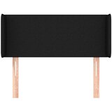  Uzglavlje s ušima crno 93x16x78/88 cm od tkanine | shoptok.hr