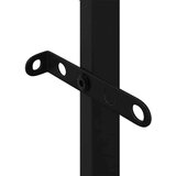 vidaXL Stojalo za drva črno 50x30x209 cm jeklo | Shoptok.si