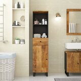 Maison Chic Kopalniška omarica - Kopalniški kabinet 38x33x160 cm trden mangov les, (21794858) | Shoptok.si