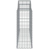  Lučne gabionske košare 8 kom 200x50x100/120cm pocinčano željezo | shoptok.hr